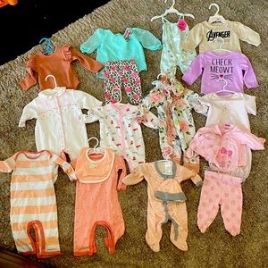 BUNDLE! 0-3 month girl clothes. 13 out first. Fall & winter. Great condition!